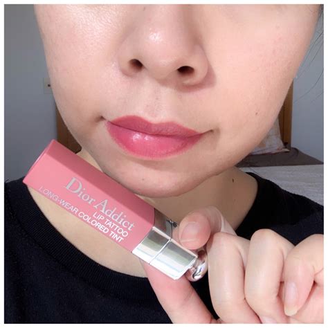 dior lip tattoo long wear colored tint|dior lip and cheek tint.